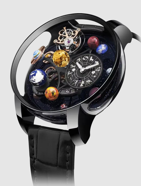 Jacob & Co astronomia solar zodiac FULL BLACK DLC TITANIUM replica watch AS310.21.AA.AB.A